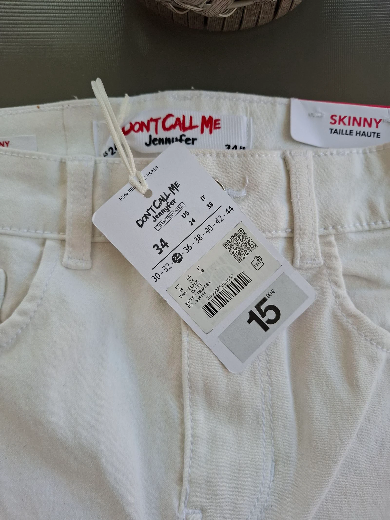 Ótimo jeans destroyed tamanho 34 - novo – photo 6